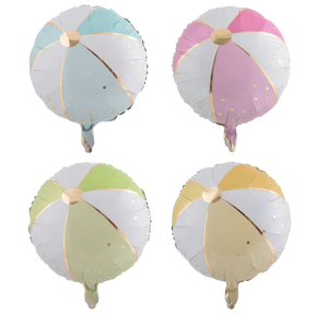 Summer Style <span class=keywords><strong>Beach</strong></span> Volleyball Vierfarbige Folien ballons Geburtstags feier Dekoration - Product Image 5