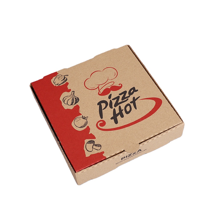 Boîte à Pizza ondulé réutilisable avec Logo personnalisé, haute qualité, impression en couleur, bon marché, Portable, livraison