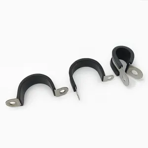 Abrazaderas de fijación P-Clip con sujetadores de cable de accesorios eléctricos de goma