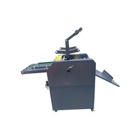 Machine à plastifier semi-automatique électrique numérique à chauffage par huile CHENGYUE CYSNFM390D, compatible avec des cartons plastiques double face de 7 mil