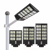 Lampu Jalan Tenaga Surya LED 400W IP65 Tahan Air All-in-One untuk Penggunaan Luar Ruangan & Gudang Pencahayaan Surya Premium