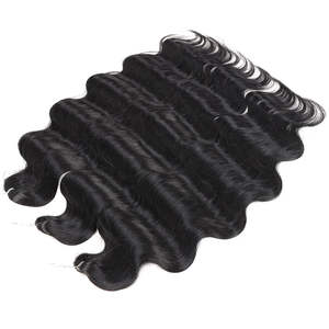 Extension Capelli Sintetici All'ingrosso di Alta Qualità in Fibra Premium Resistente al Calore Body Wave Ombré Biondo per <span class=keywords><strong>Trecce</strong></span> e Lavorazione all'Uncinetto - Product Image 4