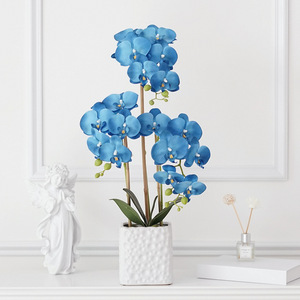 Fleurs artificielles <span class=keywords><strong>d</strong></span>'orchidée réalistes de haute qualité pour les <span class=keywords><strong>d</strong></span>écorations de mariage à la maison Techniques faites à la main Graduation de <span class=keywords><strong>prix</strong></span> favorable - Product Image 6