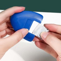 Crayon à craie triangulaire rechargeable pour la couture, outil de marquage pour tailleur, idéal pour la découpe de vêtements, le patchwork et les accessoires de couture DIY