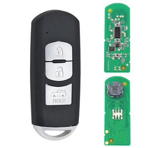 SKE13E-01 SKE13E-02 433Mhz ID49 çip 2/3 düğme akıllı anahtar için MAZDA 3 CX-3 Axela CX-5 Atenza Model araba uzaktan kumanda - Product Image 4