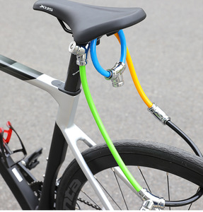 Verrou <span class=keywords><strong>antivol</strong></span> portable pour vélo, verrou de jante étanche pour vélo de route, vélo de montagne, vélo électrique, câble en acier épaissi en alliage - Product Image 4