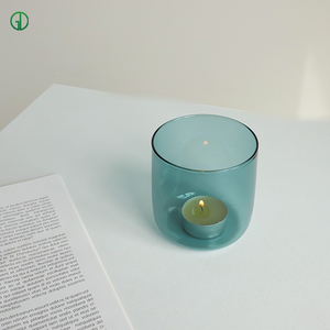Contenitori per Candele in <span class=keywords><strong>Vetro</strong></span> Borosilicato Barattoli Vuoti per Candele Profumate in <span class=keywords><strong>Vetro</strong></span> Resistente al Calore con Logo Personalizzato - Product Image 5