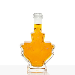Bouteille en verre exquise en forme de feuille d'<span class=keywords><strong>érable</strong></span> personnalisée pour spiritueux, vodka, whisky, gin, brandy, <span class=keywords><strong>rhum</strong></span>, 500 ml, 700 ml, 750 ml, LGG-859 - Product Image 3
