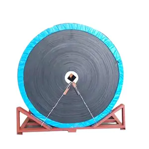 China Factory Oil Resistant Steel Cord Rubber Conveyor Belt With Top Quality For Grain Mineral Recycling Plant Oil Refineries