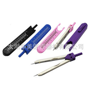 Portable Multifunctional Medical Divider Compass for ECG Testing Cardiology Scale Cover <b>Measuring</b> Ruler <b>Gauging</b> <b>Tool</b> - Product Image 4