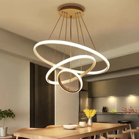 Décoration d'intérieur, luminaire suspendu moderne nordique à LED, bijoux de mode, lustres personnalisés, lampes suspendues