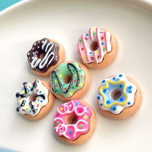 Simulation Chocolate Donut <strong>Resin</strong> Accessory Glue Diy Hairpin Headwear Phone Case Hairpin Handmade - Product Image 4