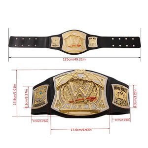 Hebillas de cinturón personalizadas Big Gold Plated Takedown <span class=keywords><strong>Pro</strong></span> Kickboxing Wrestling Hebillas de cinturón para adultos Cinturón de título de campeonato de peso pesado - Product Image 2