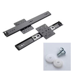 Cerniera per cassetto, binario scorrevole pieghevole, sistema di apertura <span class=keywords><strong>a</strong></span> spinta per <span class=keywords><strong>ante</strong></span> <span class=keywords><strong>a</strong></span> scomparsa, silenzioso, per cucina e camera da letto - Product Image 5
