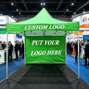 Custom Manufactured Logo Fair Aluminum <b>Frame</b> Portable 3x6m 10x21ft Foldable Outdoor Canopy Gazebo <b>Tent</b> with Wall for Trade Show - Product Image 1