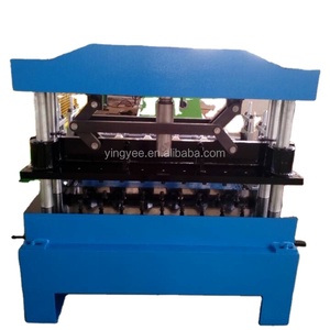 강철 지붕 시트 커브 타일 만드는 기계 중국에서 만든 건물 장비 - Product Image 1