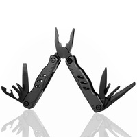 Pince multifonction 13-en-1 en acier inoxydable avec couteau de poche, aiguille, ouvre-bouteille et tournevis pour survie en extérieur – Cadeau pour homme