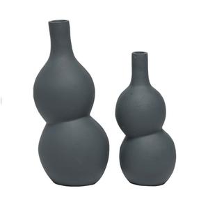 <b>Unique</b> Black Table Top <b>Vase</b> Metal Candle Holder and Home Decor for Weddings Christmas-Standard Quality - Product Image 2