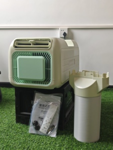 Mini <span class=keywords><strong>aire</strong></span> <span class=keywords><strong>acondicionado</strong></span> de refrigeración portátil de 4500 BTU AC para oficina, Hotel, bajo <span class=keywords><strong>consumo</strong></span> de energía, sin drenaje para acampar - Product Image 6