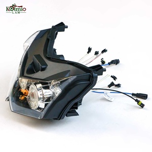 KOLMIO-LAM Fit pour <span class=keywords><strong>Kawasaki</strong></span> Z1000 2007 - <span class=keywords><strong>2009</strong></span> <span class=keywords><strong>Z750</strong></span> ZR750L 2007 - 2011 Moto Phare Angel Eyes HID Phare - Product Image 5