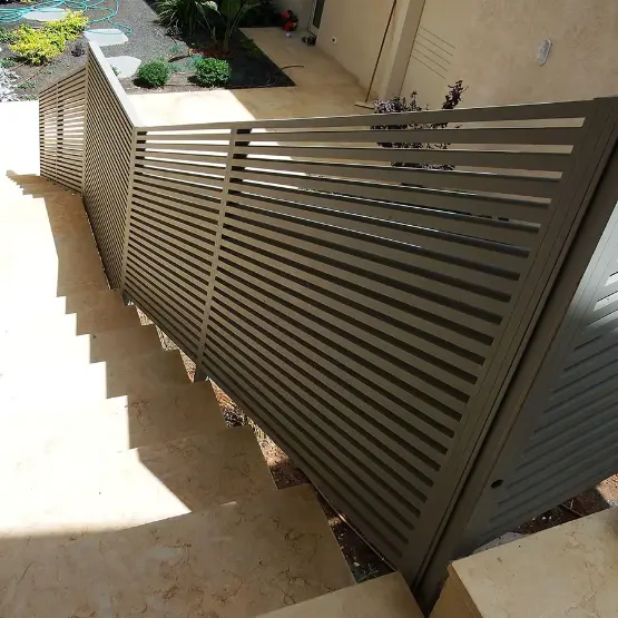 Panel Kualitas Tinggi Balkon Dek Besi Pagar Aluminium Pagar Tangga