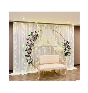 Tenda per Matrimoni 20x10 Piedi, Misura Personalizzabile, con Ganci di Benvenuto, Asta Appendibile e Lacci sul Retro, per Sfondo di Feste e Matrimoni - Product Image 4