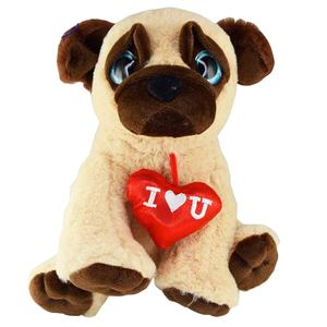 valentines pug teddy