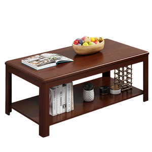 Mesa de Centro de Madera Maciza Estilo Chino, Rectangular de 1.2M, Pintada, para Conferencias, Oficina, Reuniones y Recepción - Product Image 5
