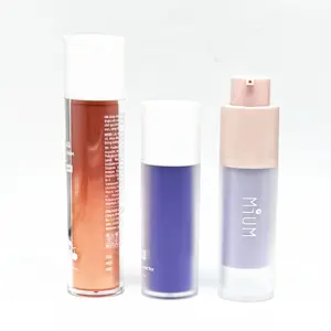 15ml 30ml 50ml Plastic Pp Acrylic Cosmetic Serum Rotate Twist Up Airless Pump Bottles For Skincare And Lotion Packaging