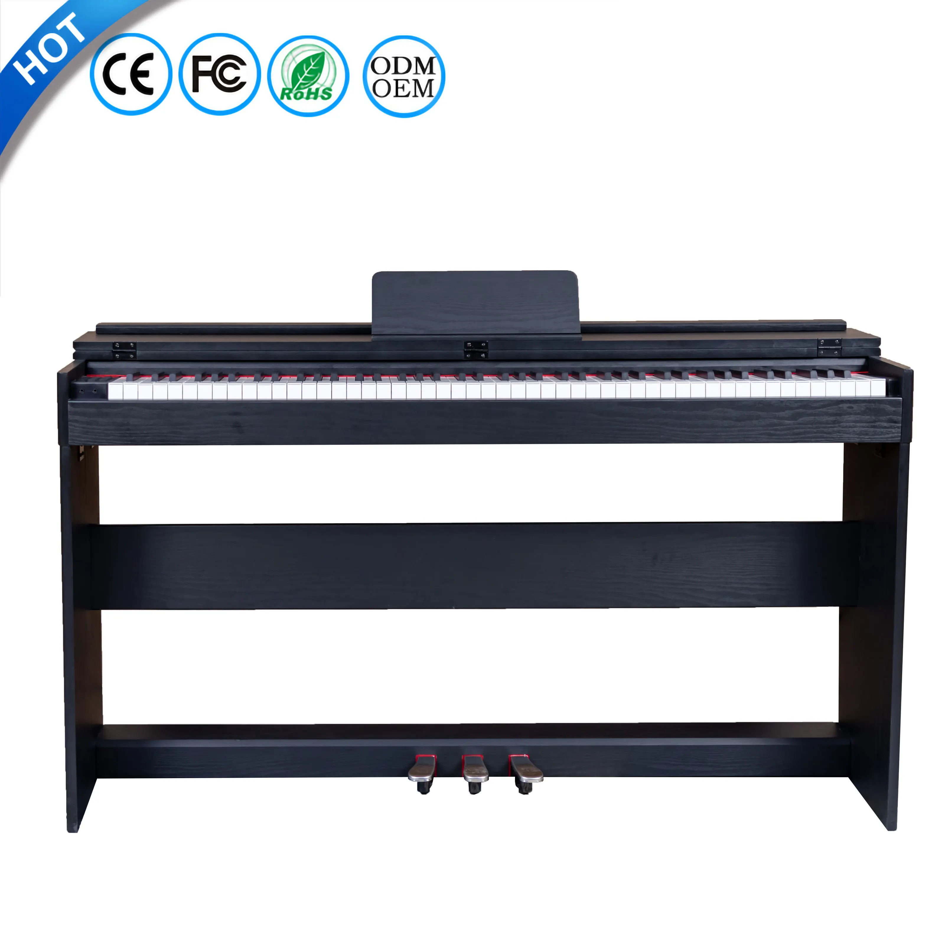 Piano eletrônico piano digital digital 88 teclas weighted teclado de piano eletrônico