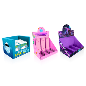 Tùy chỉnh bán buôn tông Countertop điểm của bán hộp truy cập hiển thị siêu thị PDQ hiển thị hộp giấy cho cửa hàng bán lẻ - Product Image 1