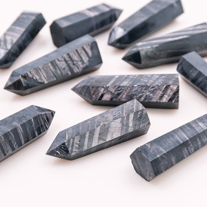 Vente en gros de pierres précieuses naturelles polies, pointe de cristal d'hyperstène pour la guérison par le reiki, objet de collection pour la décoration de la maison - Product Image 6
