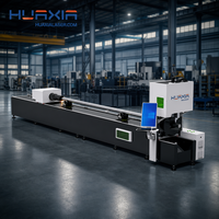 Machine de découpe de tubes à fibre laser haute vitesse pour l'acier inoxydable et l'aluminium, découpeuse de tubes CNC pour l'industrie de la production en série
