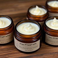 Lotion pour le visage et le corps au suif de bœuf, marque privée, hydratant au miel biologique pour tous types de peau