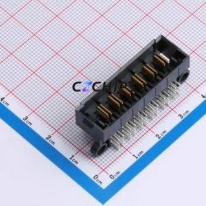 MPT-06-01-01-L-RA-SD Button & Strip Battery Connector Through hole Component (THT) Connector Copper Alloy Gold - Product Image 1