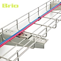 Panier de câblage en treillis métallique industriel Brio |   Système de chemin de câbles flexible robuste pour usine et entrepôt