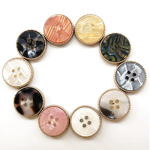 Rotondo versatile <span class=keywords><strong>bottoni</strong></span> in metallo cappotto giacca a vento pulsanti in alto vestiti vestito di <span class=keywords><strong>pantaloni</strong></span> pulsanti - Product Image 3