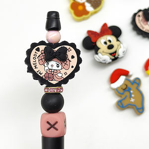 Cuentas <span class=keywords><strong>de</strong></span> Silicona Masticables <span class=keywords><strong>de</strong></span> Grado Alimenticio con Diseño 3D <span class=keywords><strong>de</strong></span> Dibujos Animados para Niños, Cuentas para Hacer Pulseras, Llaveros y Manualidades Dentales - Product Image 6