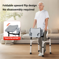 Table de repas pliante portable en alliage d'aluminium, écologique, pliage instantané, légère, avec 2 porte-gobelets