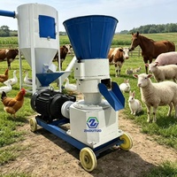 Máquina de Pellets para Alimento Animal de 500-1000 kg/h para Pollo, Ganado, Cabra, Vaca, Cerdo, Oveja, Máquina Peletizadora de Alimento para Aves de Corral