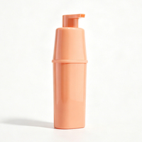 Bouteille de shampooing ronde en PP de 250 ml, emballage plastique vide classique |   Couleurs personnalisables et étiquette privée disponibles