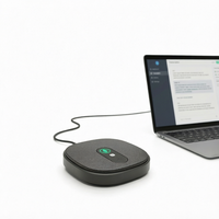 Microphone de conférence USB CMTECK M38 - Microphone à condensateur omnidirectionnel avec suppression du bruit, léger et portable pour les entreprises et l'enseignement