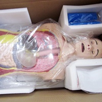 Maniquí de Enfermería Avanzado para Prácticas de Intubación Nasogástrica y Traqueal, para Entrenamiento de Enfermeras en Escuelas y Hospitales, Modelo Corporal