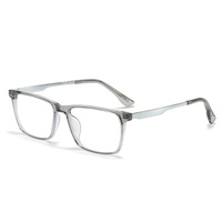 Lunettes d'ordinateur TR90 prêtes à être expédiées en 2026, noires, rectangulaires, bon marché, anti-lumière bleue pour hommes