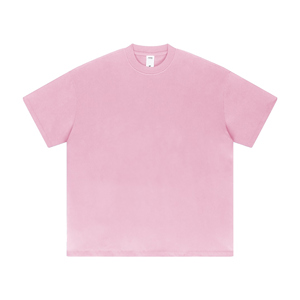 Camiseta pesada con logotipo personalizado para hombre Camiseta de cuello redondo en blanco de gran tamaño de algodón 100% de lujo - Product Image 1