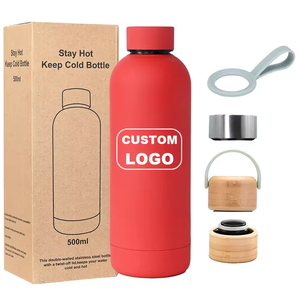 Botella de agua para deporte exterior bebida de acero inoxidable con aislamiento al vacío de doble pared de metal de 20oz - Product Image 1