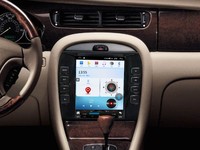 Autoradio multimédia Android avec GPS intégré pour Jaguar X-TYPE 2004-2008, écran vertical USB, navigation GPS, unité centrale stéréo