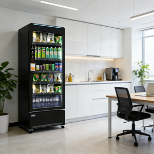 Máquina Expendedora de Gran Capacidad, Compatible con Norteamérica, de Acero Inoxidable, con Pantalla Táctil, Cumple con ADA, Directo de Fábrica, Lista para Usar - Product Image 1