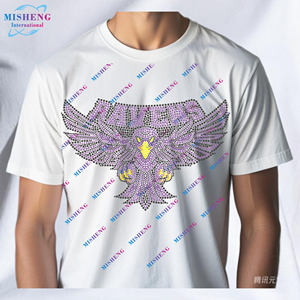 Trasferimento di calore di strass con Logo di strass personalizzato con nome della squadra di calcio in ferro personalizzato con trasferimento di strass - Product Image 3