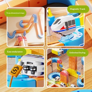 Ensemble <span class=keywords><strong>de</strong></span> train magnétique en gros - Jouet <span class=keywords><strong>de</strong></span> construction STEM avec effet <span class=keywords><strong>de</strong></span> mouvement flottant pour <span class=keywords><strong>enfants</strong></span> <span class=keywords><strong>de</strong></span> 3 à 8 ans - Product Image 3
